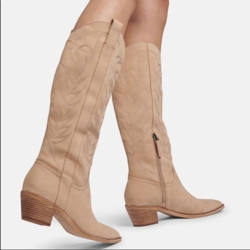 New DolceVita Solei Western Boots Dune women size 6